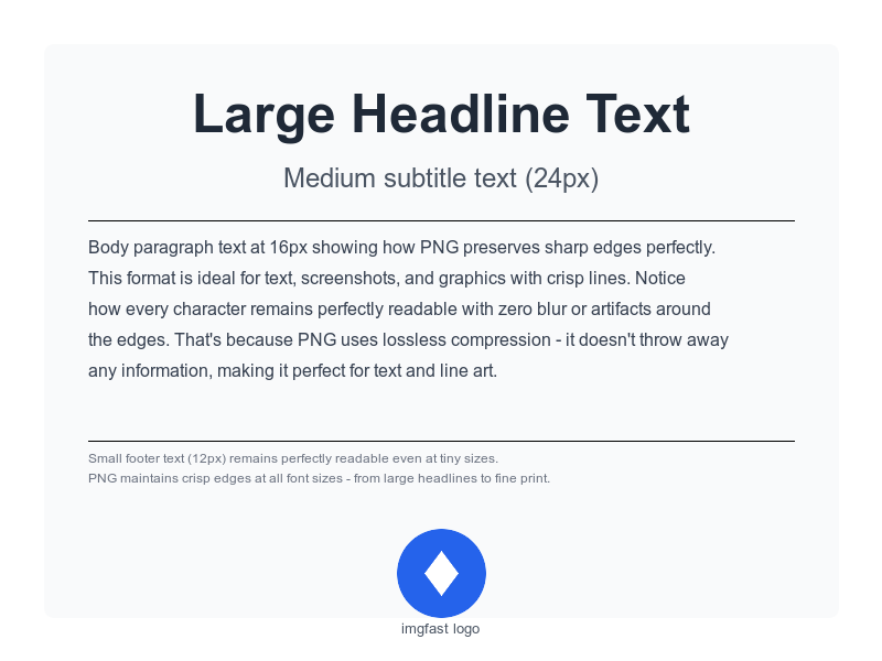 PNG (Perfect for text) example